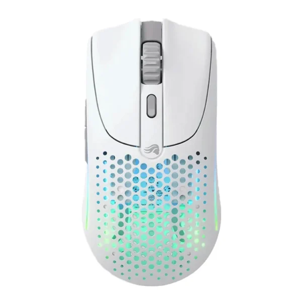 موس Glorious Model O2 Wireless سفید