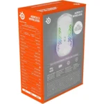 موس استیل سریز آروس3 رنگ سفید(برف) بی سیم- Aerox 3 snow SteelSeries