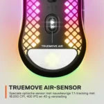 موس استیل سریز آروس3 رنگ مشکی - Aerox 3 black SteelSeries