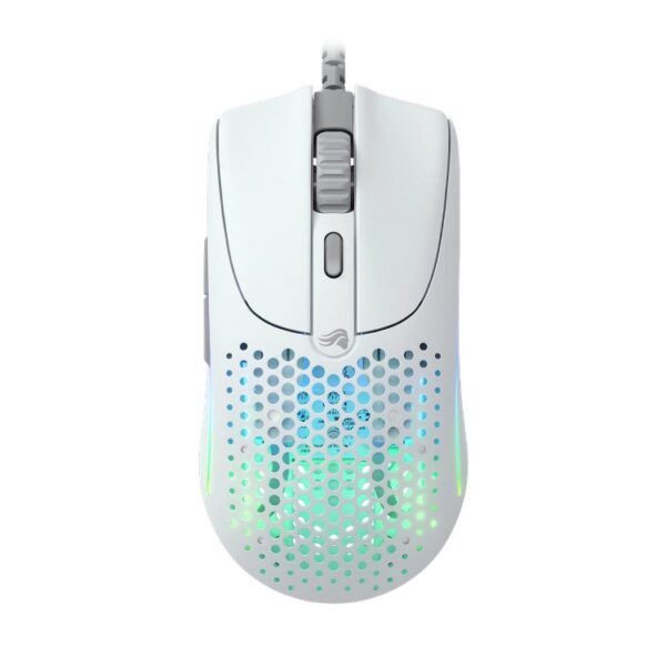 موس Glorious Model O 2 سیمی سفید